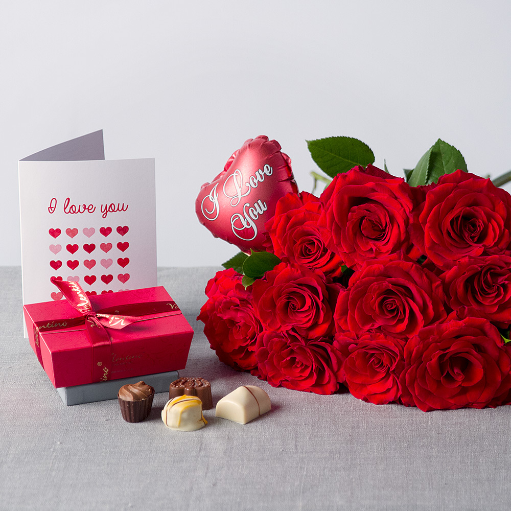 I Love You Flower Gift Love Flower Gifts Bunches co uk